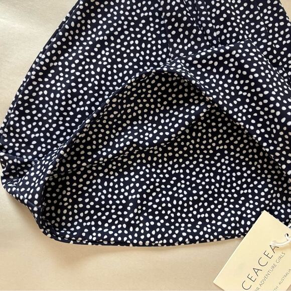 NWT CEACEA Swim Two Piece Polka Dot Bikini in Navy Blue and White - Size M - Picture 8 of 8